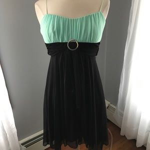 *WORN ONCE* Ruby Rox Black\Teal Formal Dress